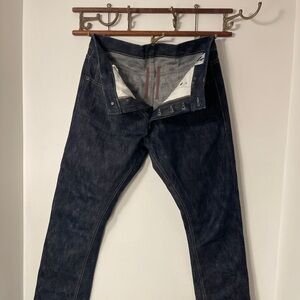 Rick Owens Detroit Cut Selfedge Denim Made in Italy Size 34
